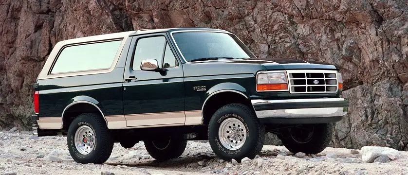 Ford Bronco (1992-1996) – boîte à fusibles et relais