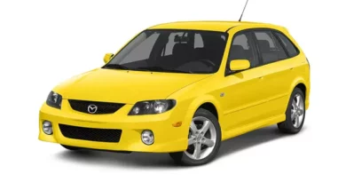 Mazda Protegé (2002-2003) - boîte à fusibles et relais
