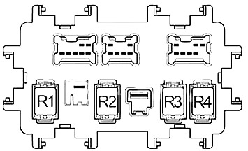 Infiniti G35 (2006-2015) - boîte à fusibles et relais