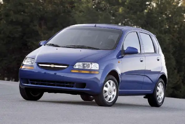 Chevrolet Aveo (2002-2006) – Boîte à fusibles