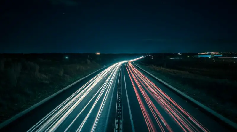 time lapse photography of highway